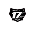 SIGNATURE "17" STYLE MOTOCUTZ PLATE DECAL