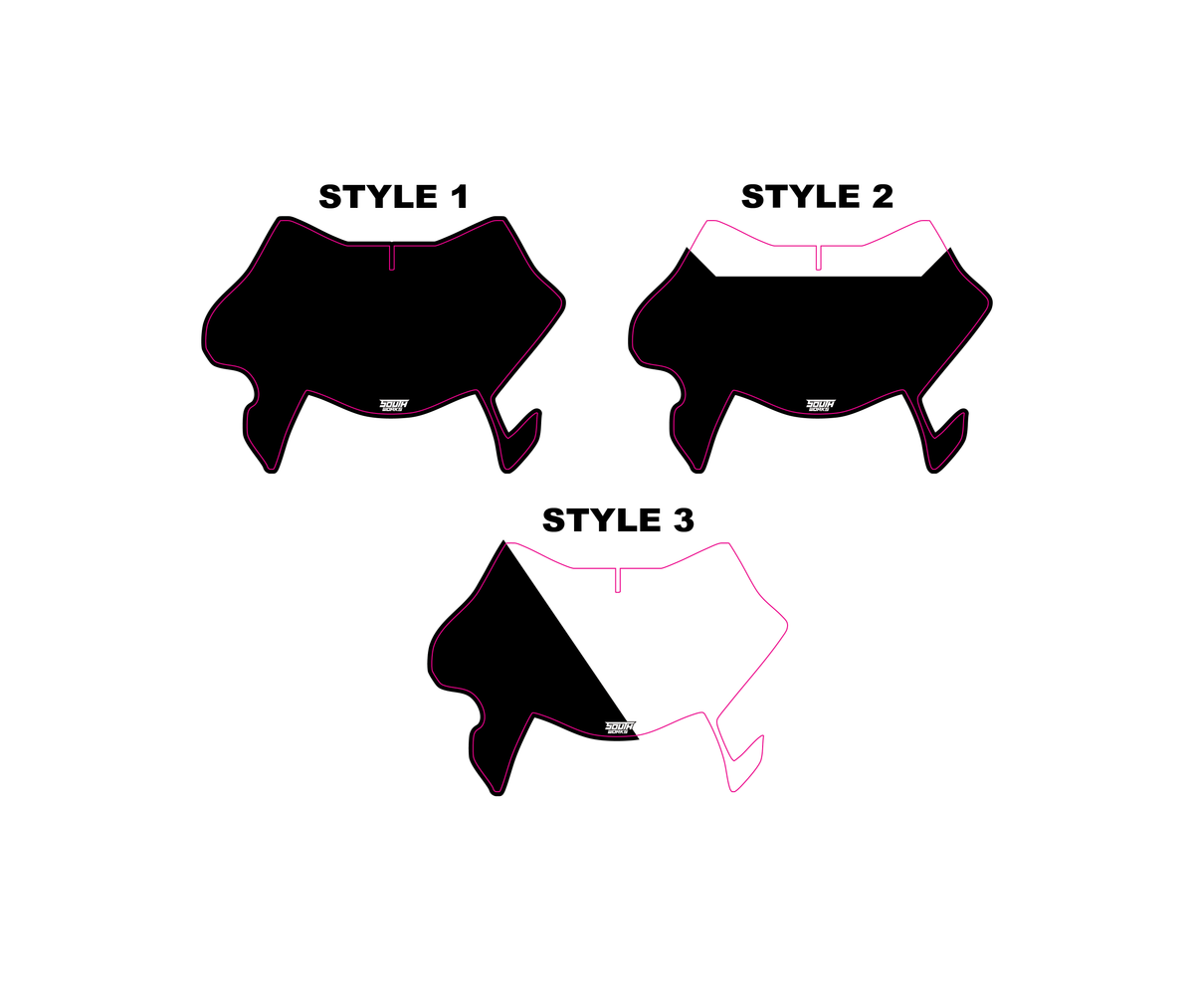 SURRON ULTRA BEE FRONT PLATE DECAL