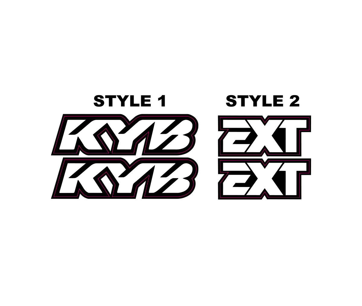 FORK TUBE DECALS