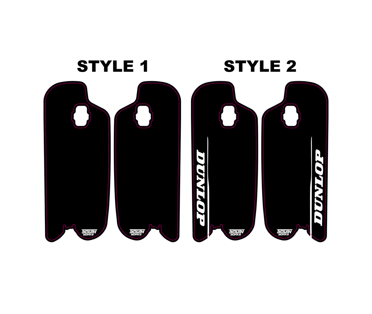FASTACE FORK GUARD DECALS
