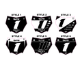 PRE-DESIGNED MOTOCUTZ FRONT PLATE DECAL
