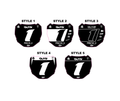 PRE-DESIGNED ODI FRONT PLATE DECAL