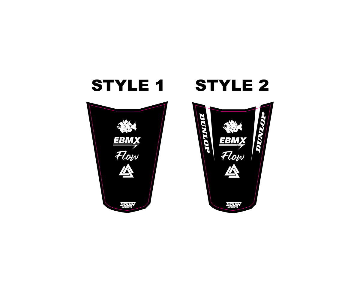 PRE-DESIGNED E-RIDE PRO REAR FENDER DECAL
