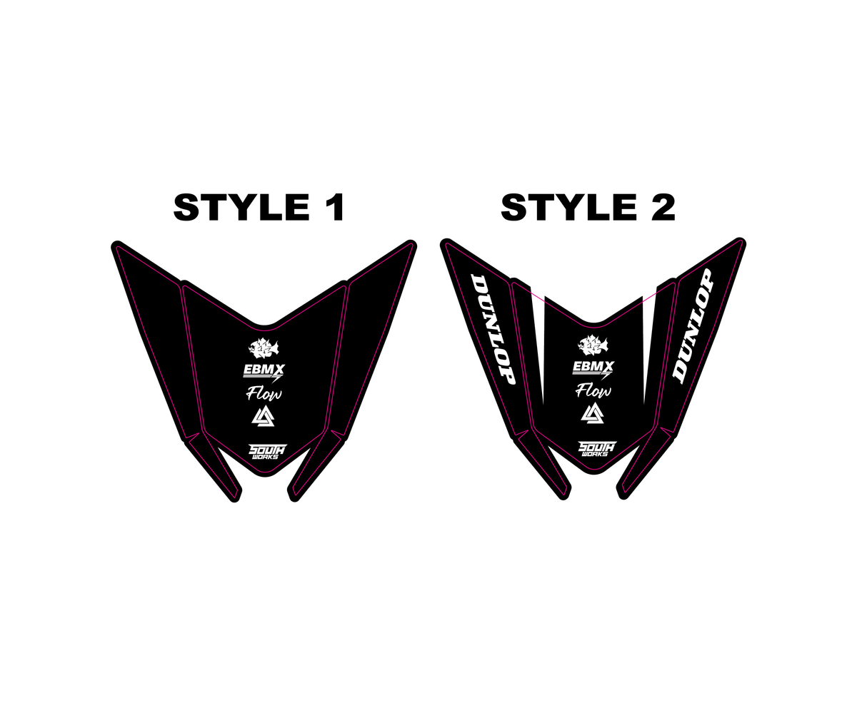 PRE-DESIGNED TALARIA STING REAR FENDER DECAL