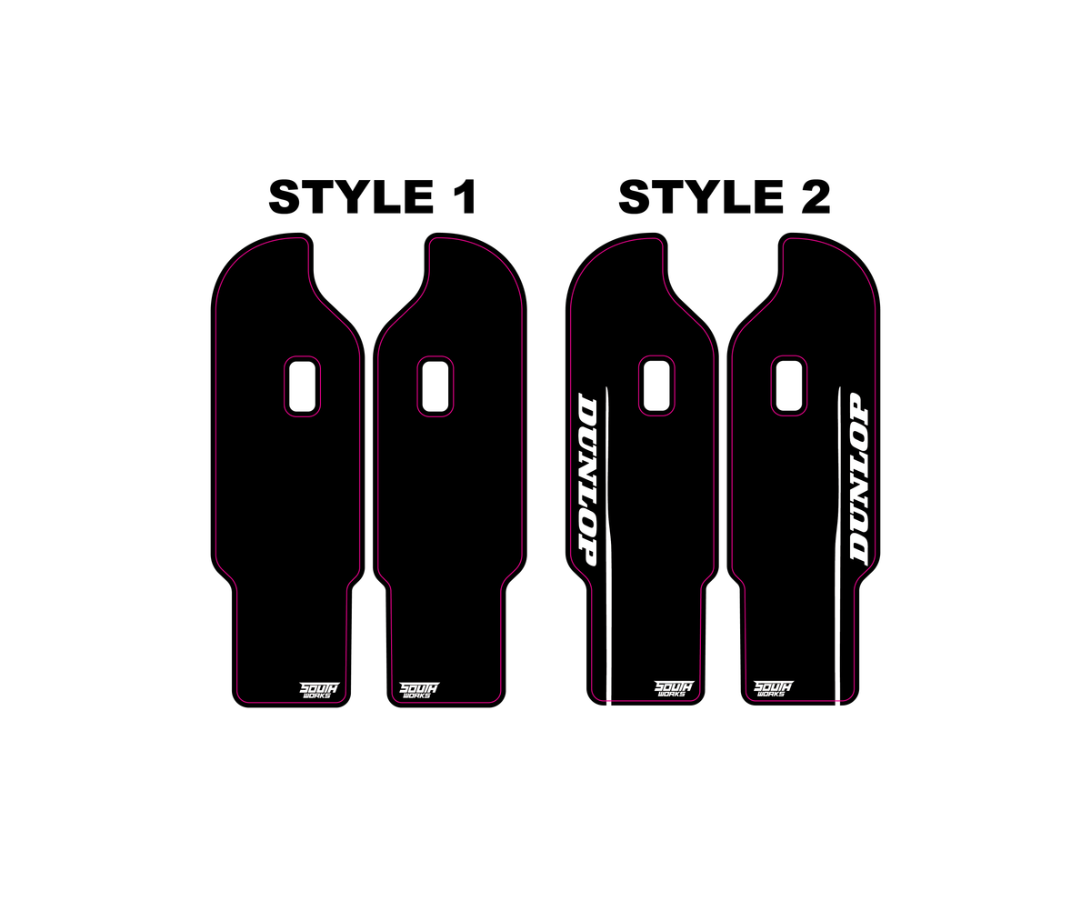 TALARIA DNM FORK GUARD DECALS