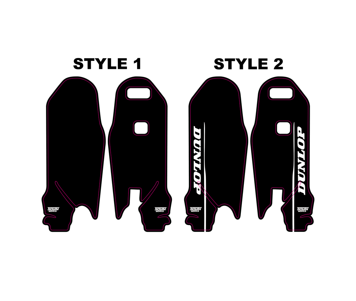 SURRON ULTRA BEE FORK GUARD DECALS
